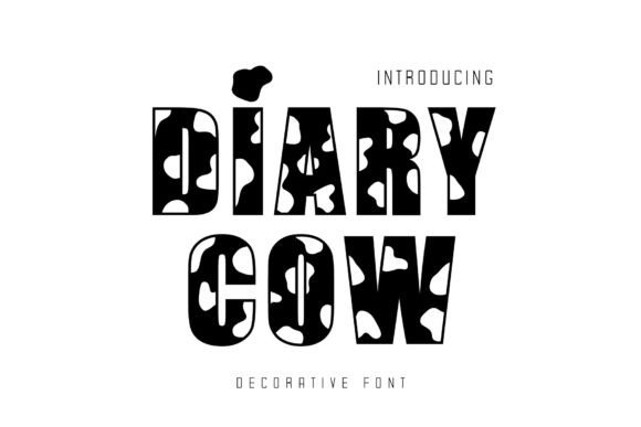A Diary Cow Font That Gives Your Brand Real Personality
