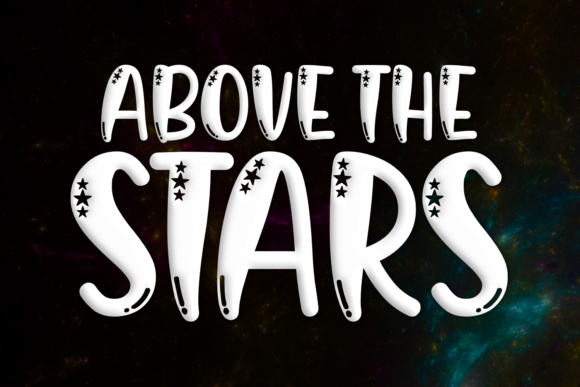 Above the Stars: A Dreamy Display Font for Playful Branding