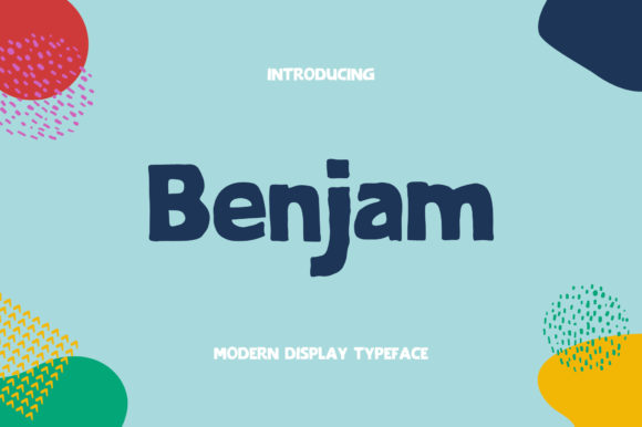 Benjam: A Bold Display Font for Marketing Graphics