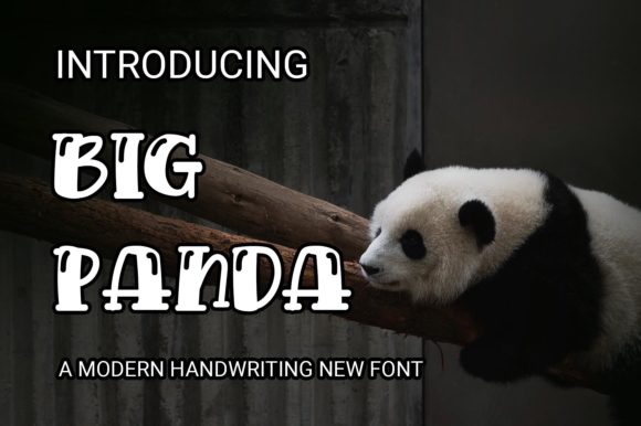 Big Panda Font Makes Web Design Headlines Pop