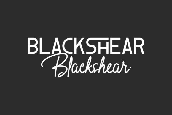 Blackshear: A Duo Font for Modern Web Designers