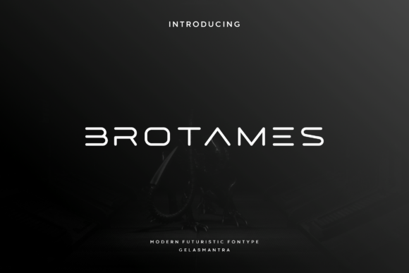 Brotames Font: Futuristic Typeface for Modern Branding
