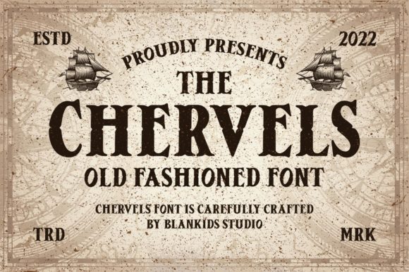 Chervels: A Vintage Playful Font for Friendly Branding
