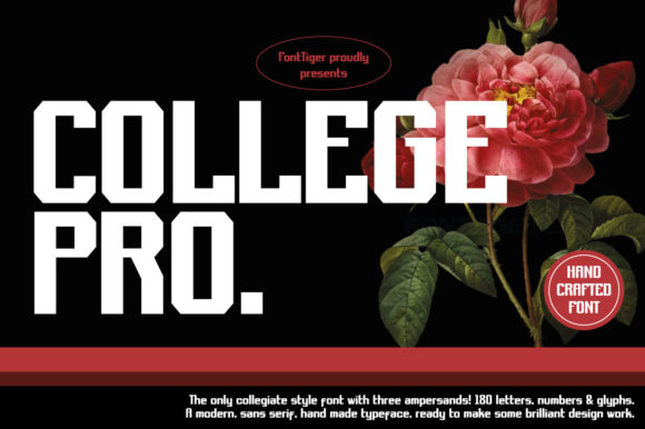 College Pro Font: Strong Display Typography for Campaign Design