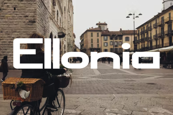 Ellonia: A Cool Squared Display Font for Web Design