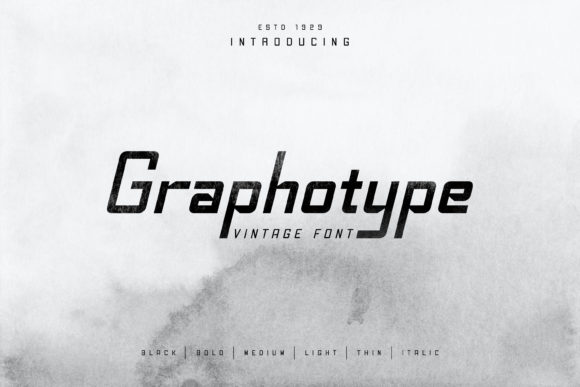 Graphotype: The Bold Display Font for Digital Creators