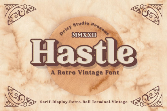 Hastle Font: A Playful Retro Typeface for Makers