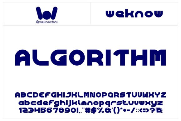 How the Algorithm Display Font Strengthens a Small Business Brand