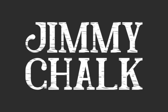 Jimmy Chalk: A Rough Vintage Display Font Worth Testing
