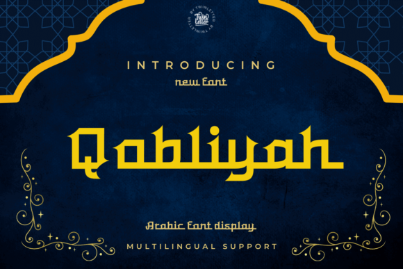 Qobliyah Font: A Luxurious Display Typeface for Web Design