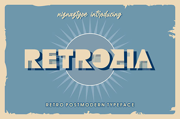 Retrozia: The Vintage Typeface for Memorable Brand Design