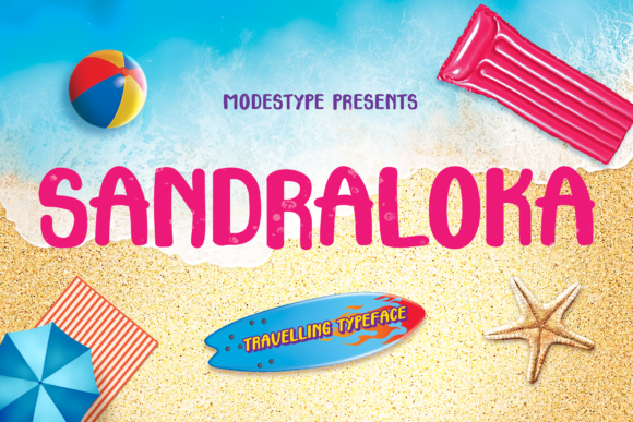 Sandraloka Font: A Friendly Display Typeface for Makers
