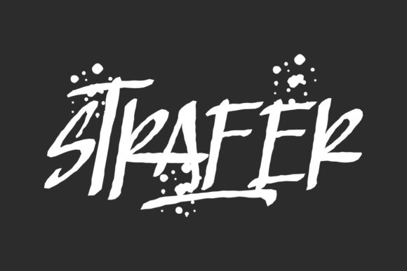 Strafer Display Font: Street Art Energy for Editorial Design
