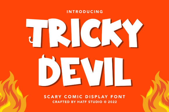 Tricky Devil: A Scary Handmade Font for Creative Products
