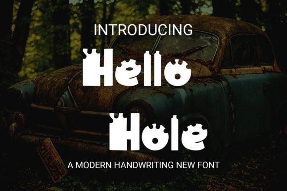 Why Hello Hole Font Became My Go-To Display Typeface