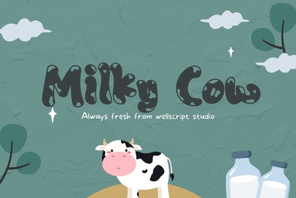 Why Milky Cow Is the Friendly Display Font Your Brand Needs